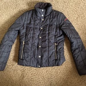 Juniors size small winter puffer coat by GUESS